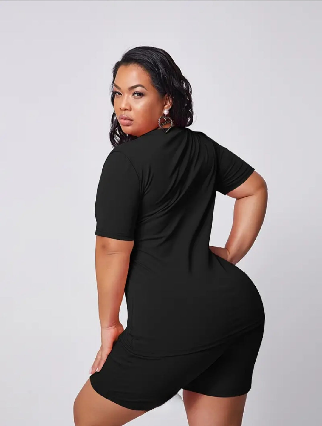 Black Drip Active Wear Plus