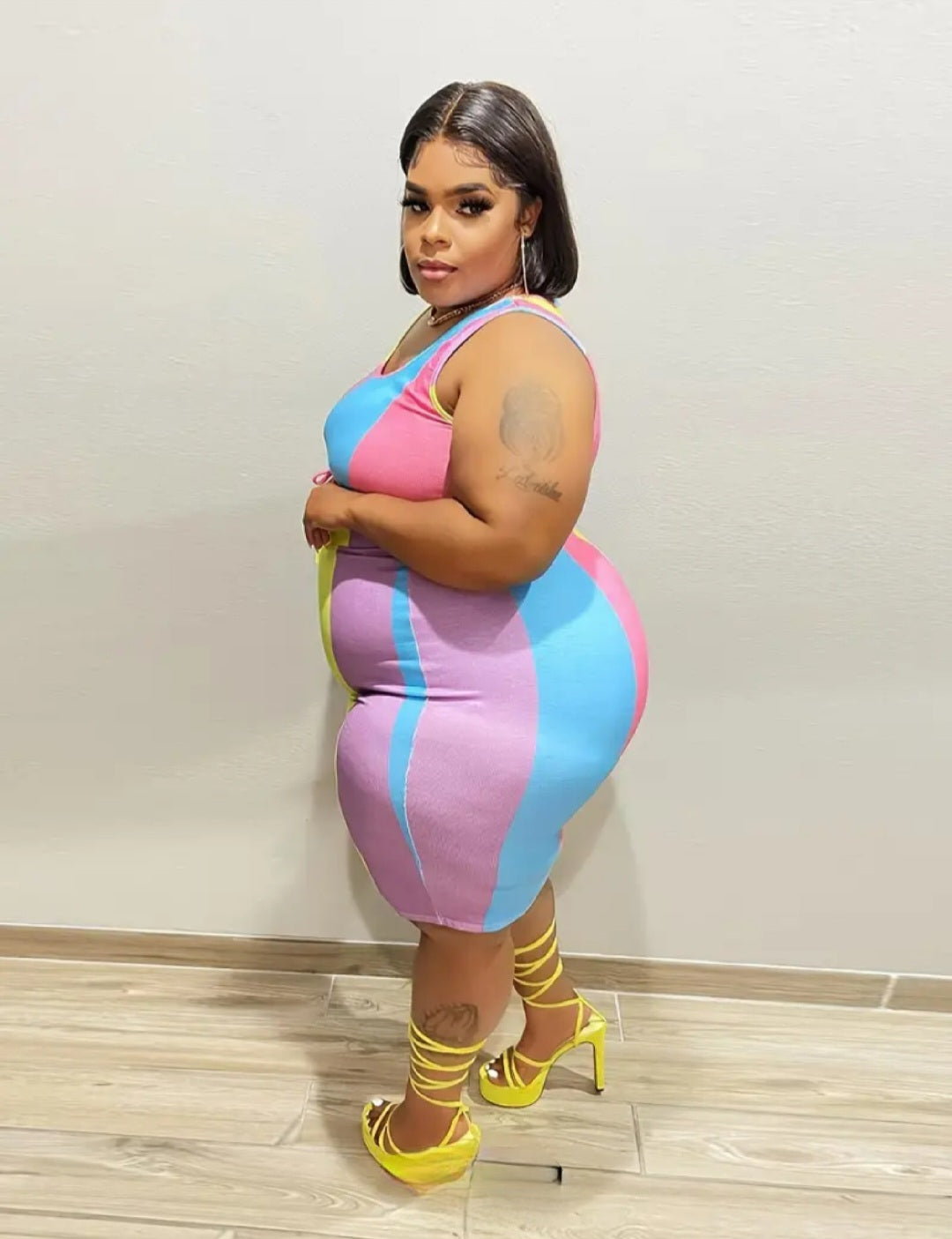 Two Piece Short Set Plus