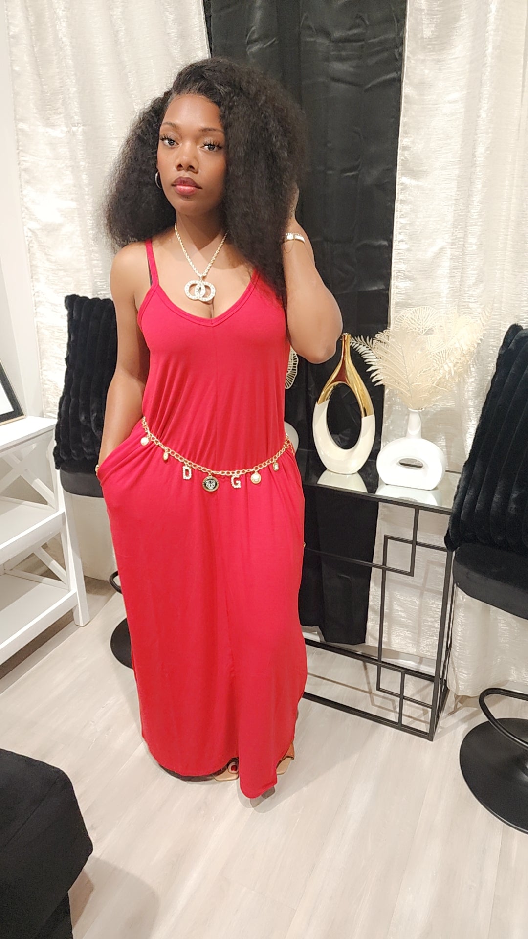 Red Maxi Dress