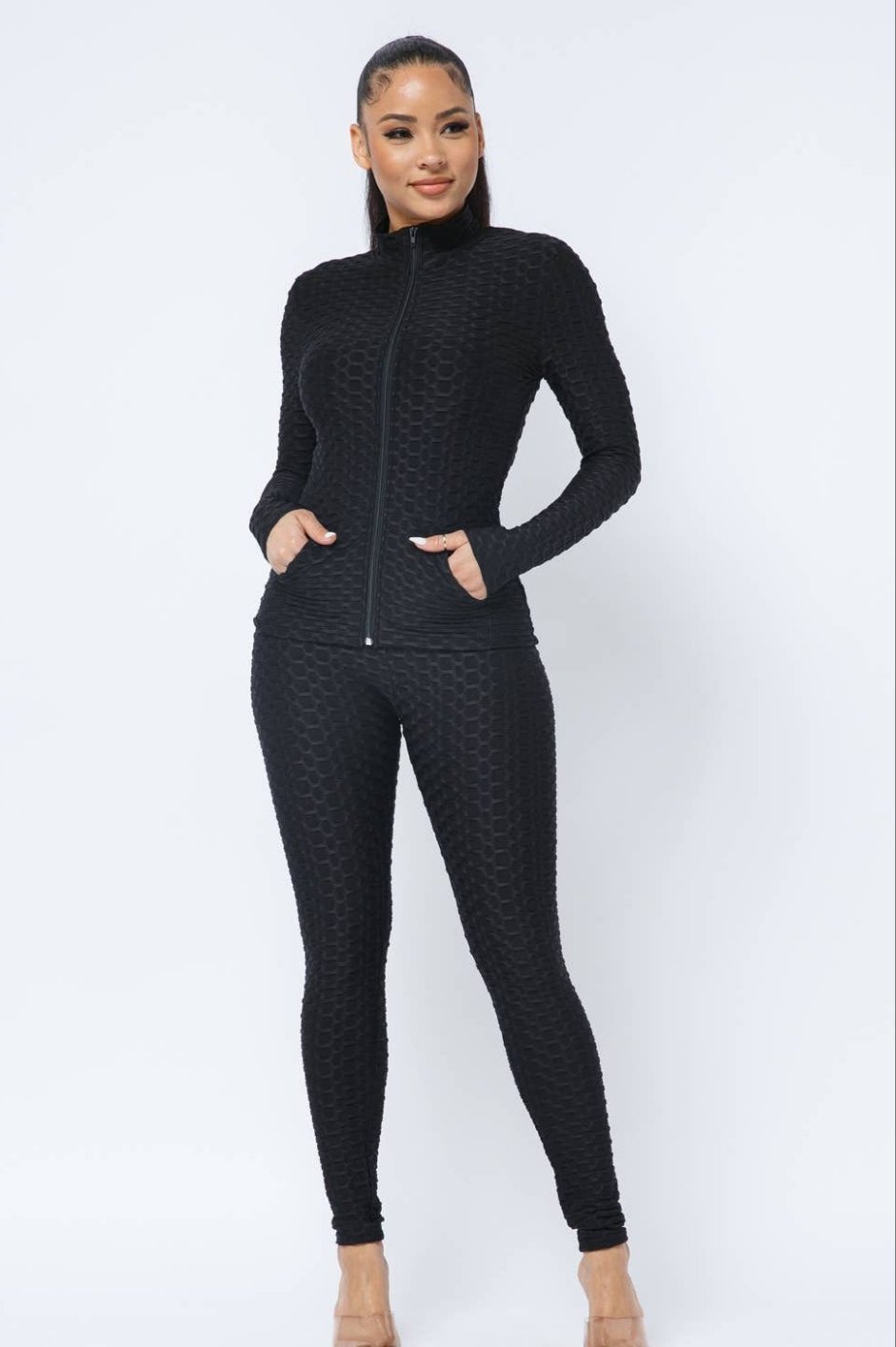 Zipper Side Pockets 2 Piece Set