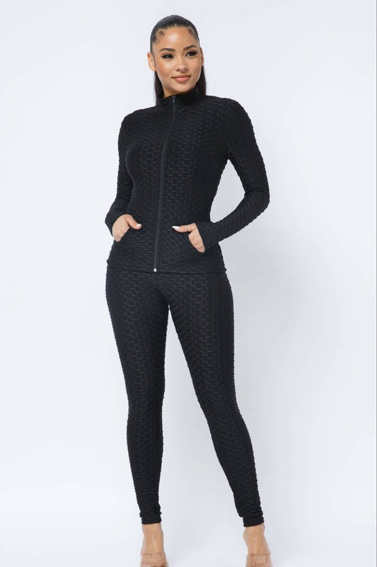 Zipper Side Pockets 2 Piece Set