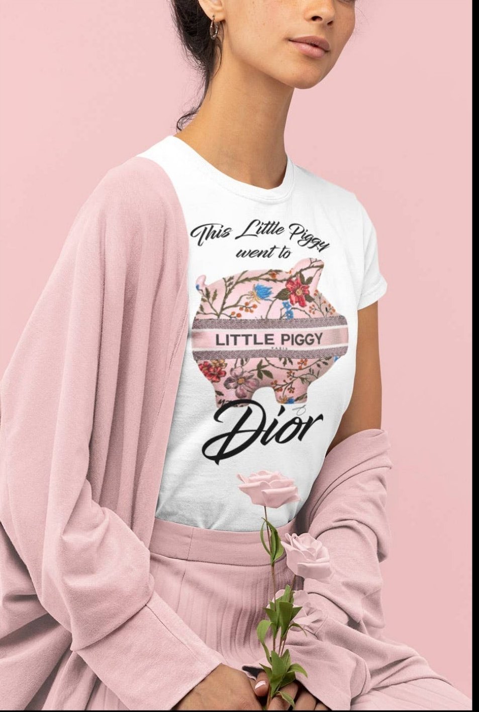 White Little Piggy Shirt